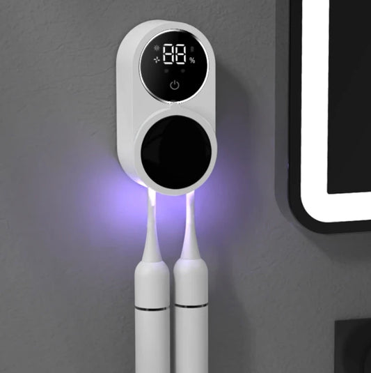 Smart UVC Toothbrush Sanitizer and Dryer Wall-Mounted