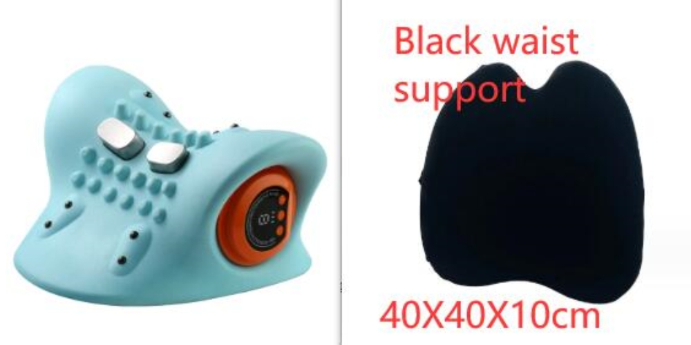 Upgraded 3-in-1 Neck Massager – Heated Cervical Traction Pillow with Vibration for Neck & Shoulder Pain Reliefe